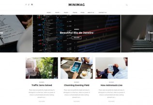 MiniMag – Premium Responsive Magazine and Blog WordPress Theme