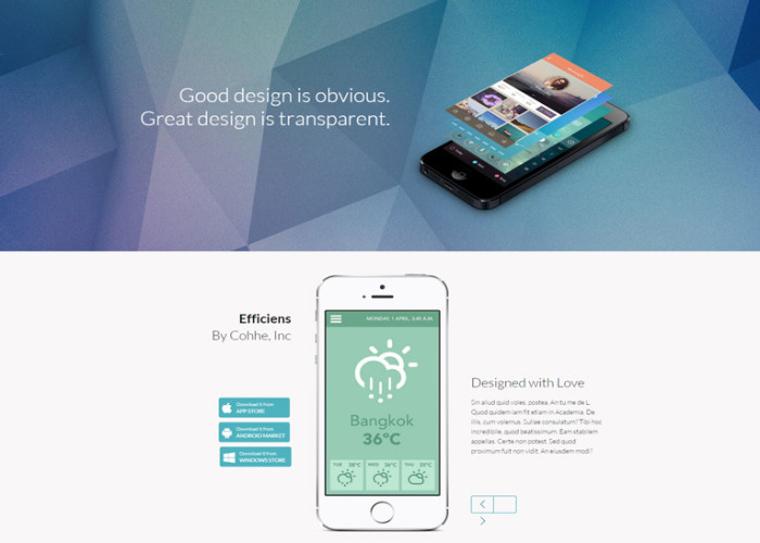 Mobera – Premium Responsive App Showcase WordPress Theme
