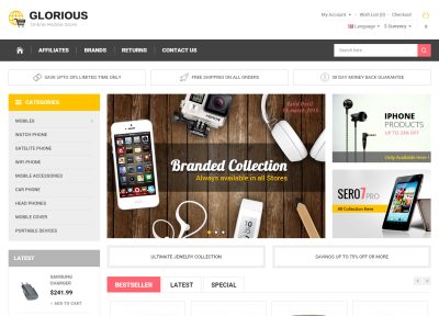 Best Responsive OpenCart Mobile Store Templates 2015