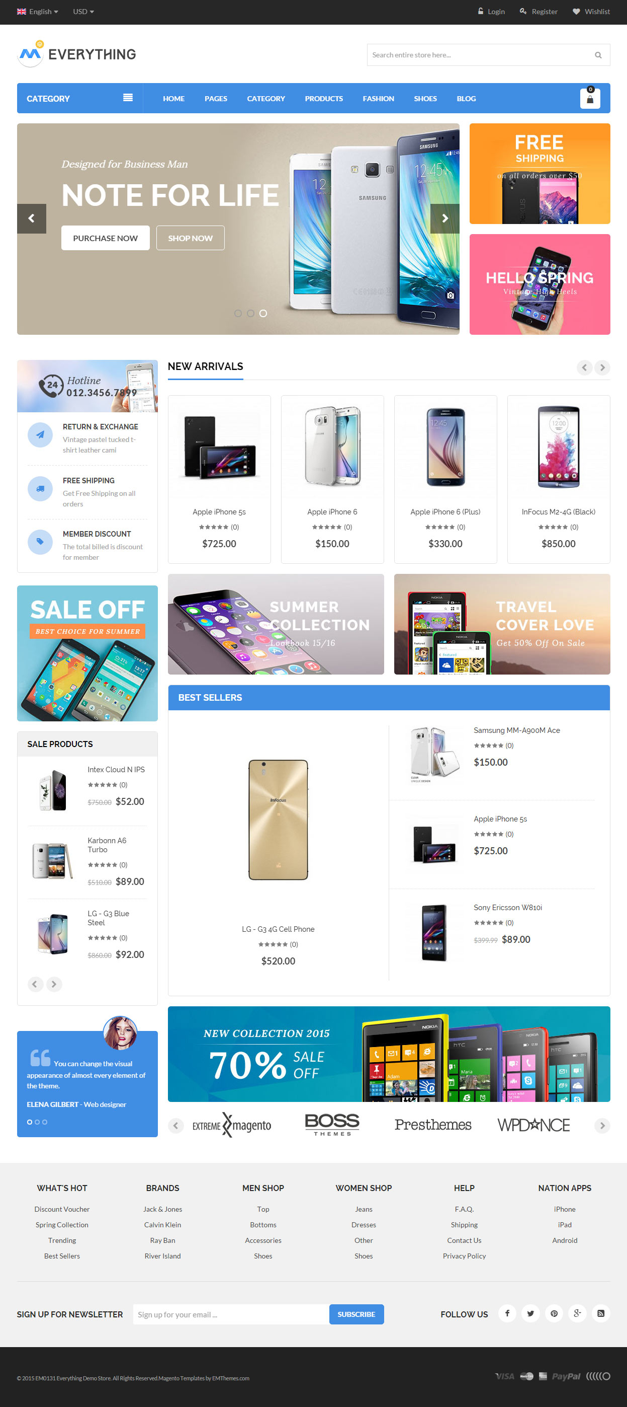 Everything Store Magento Mobile Themes