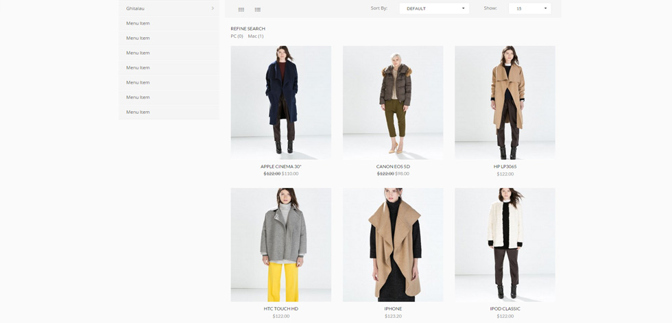 Category page