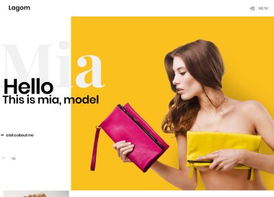Latest WordPress Model Agency Theme 2020