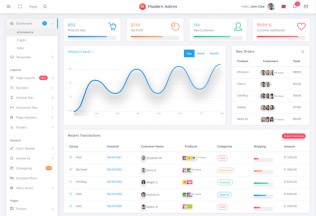 Modern Admin – Premium Responsive Bootstrap 4 Dashboard HTML5 Template