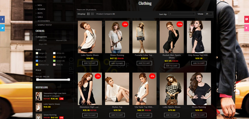 Category page