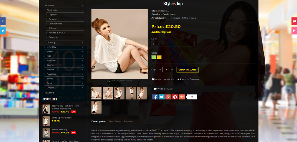 Product page