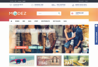 MODEZ – Premium Responsive Prestashop Theme + Blog
