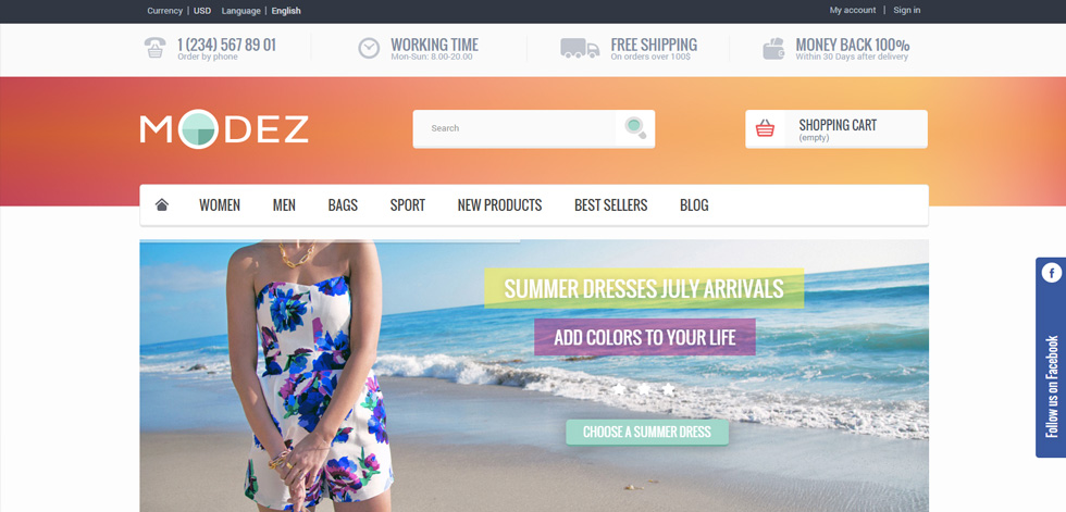 Home page