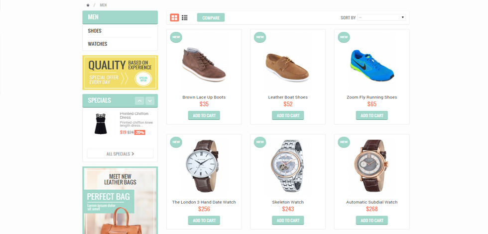 Category page