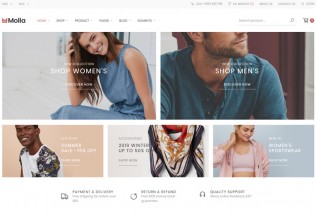 Molla – Premium Responsive eCommerce HTML5 Template