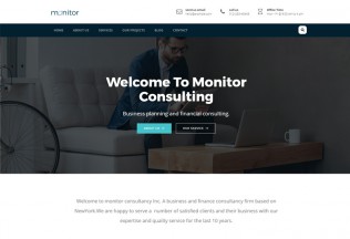 Monitor – Premium Responsive Consulting & Business WordPress Theme
