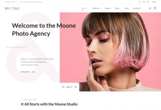 Moone – Premium Responsive Photography Portfolio WordPress Theme