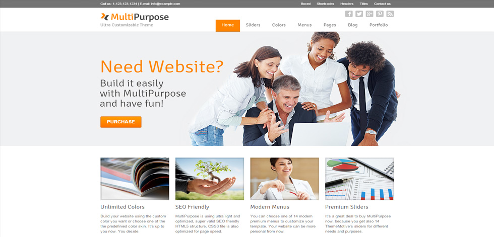 Home page