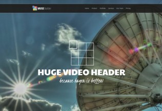 Muse Builder – Premium Parallax OnePage Muse Template