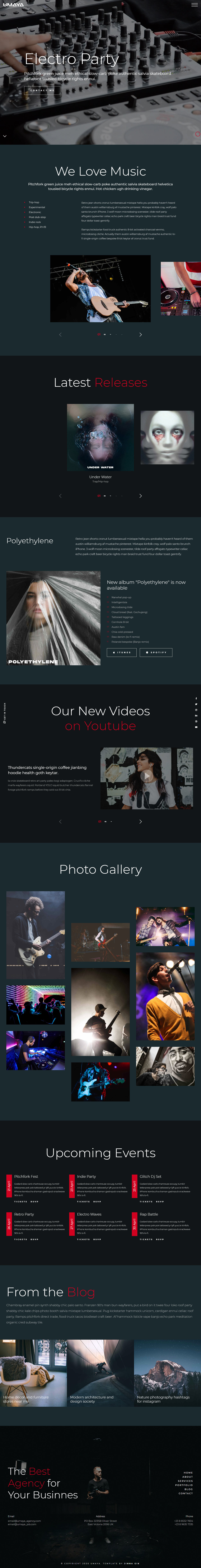 Umaya Music Band Templates