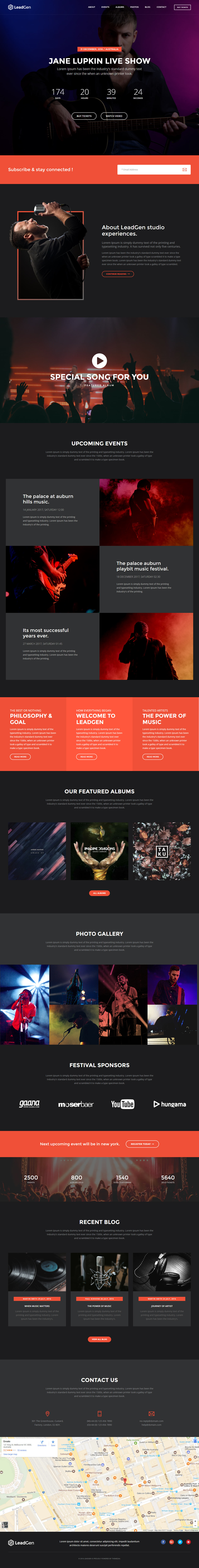 LeadGen Music Band Templates