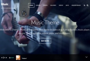 Music – Premium Responsive WordPress Music Theme