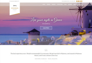 Mykonos Resort – Premium Responsive Hotel WordPress Theme