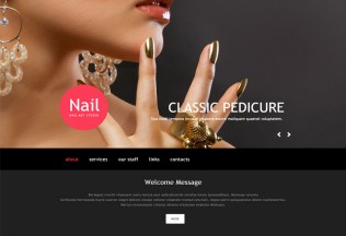 Nail Salon – Premium Muse Template