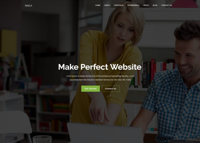Naila – Premium Responsive One Page MultiPurpose HTML5 Template