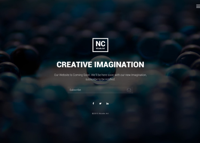 NC-Hold – Premium Responsive Coming-Soon HTML5 Template