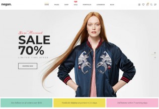Negan – Premium Responsive Minimal eCommerce HTML5 Template