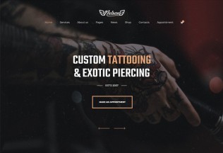 Nelson – Premium Responsive Barbershop & Tattoo WordPress Theme