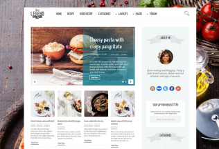Neptune – Premium Responsive WordPress Theme for Food Recipe Bloggers & Chefs