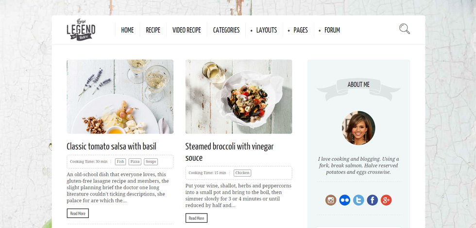 Home page