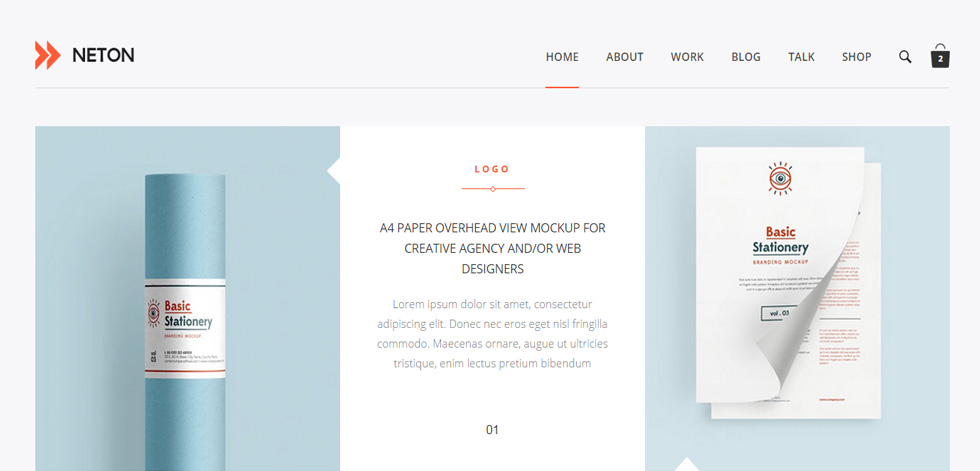 Home page