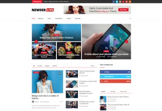 Newser – Premium Responsive Drag and Drop News/Magazine WordPress Theme
