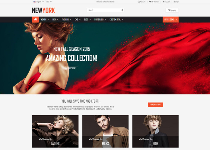 NewYork – Premium Responsive Prestashop Theme