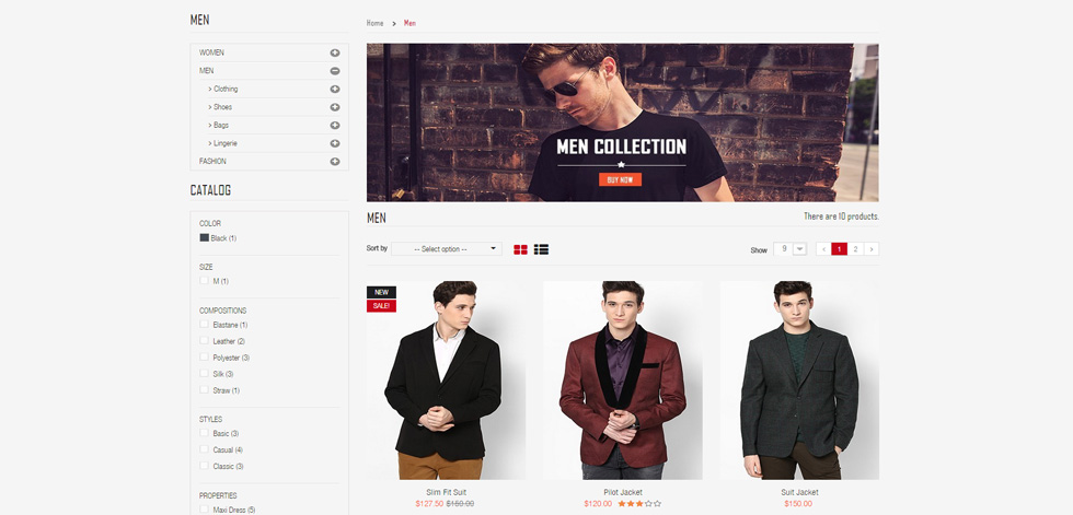 Category page