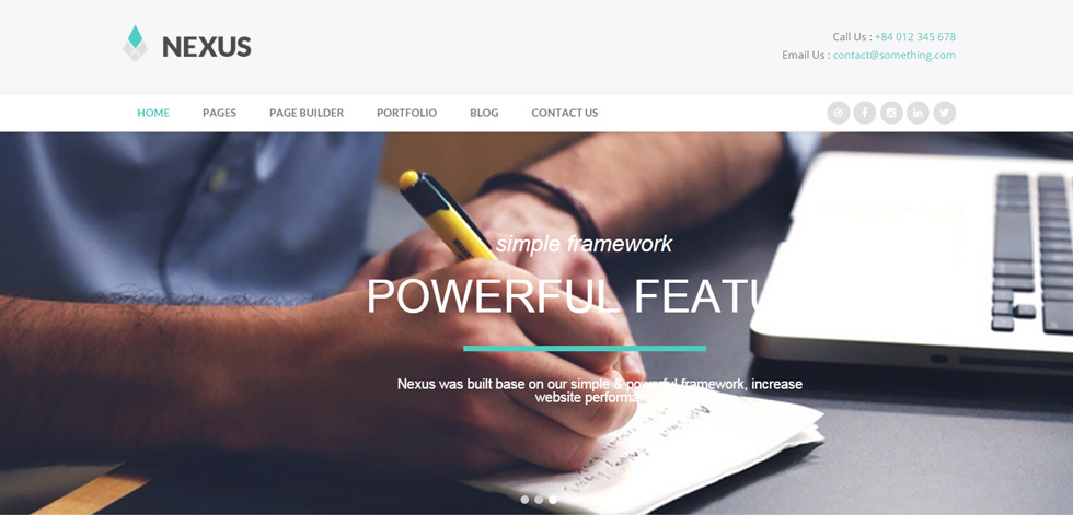 Home page