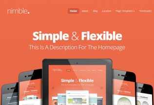 Nimble – WordPress Premium Responsive Theme
