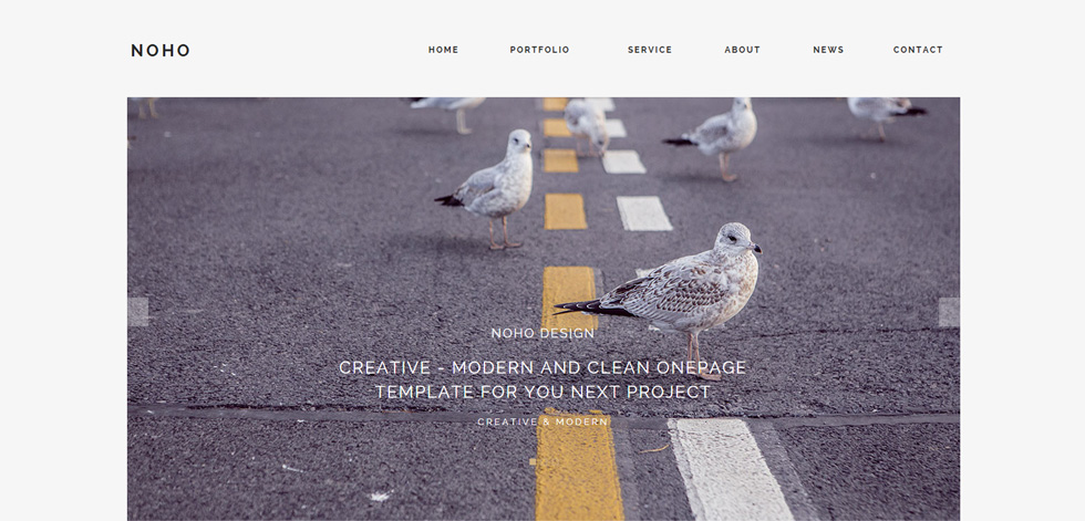 Welcome screen