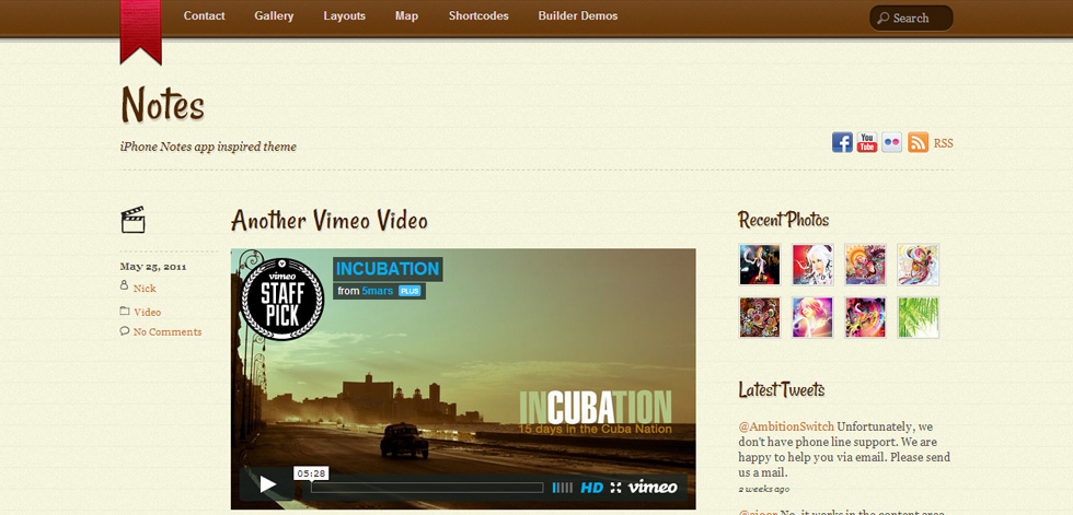 Home page
