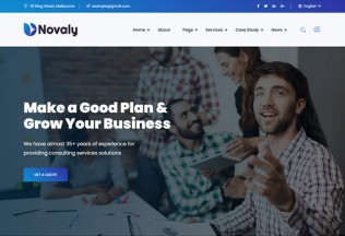 Novaly – Premium Responsive Business Consulting HTML5 Template