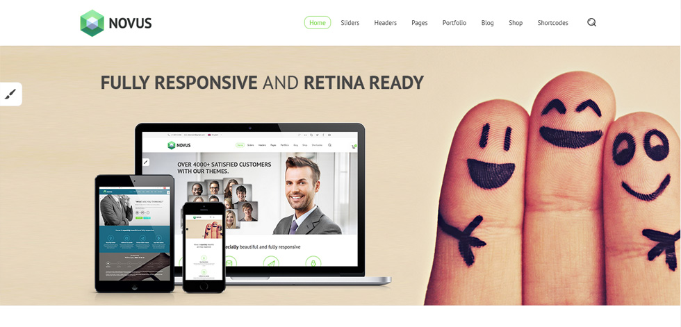 Welcome screen