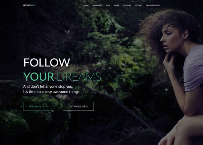 NowaDays – Premium Responisve Multipurpose One/Multipage HTML5 Template