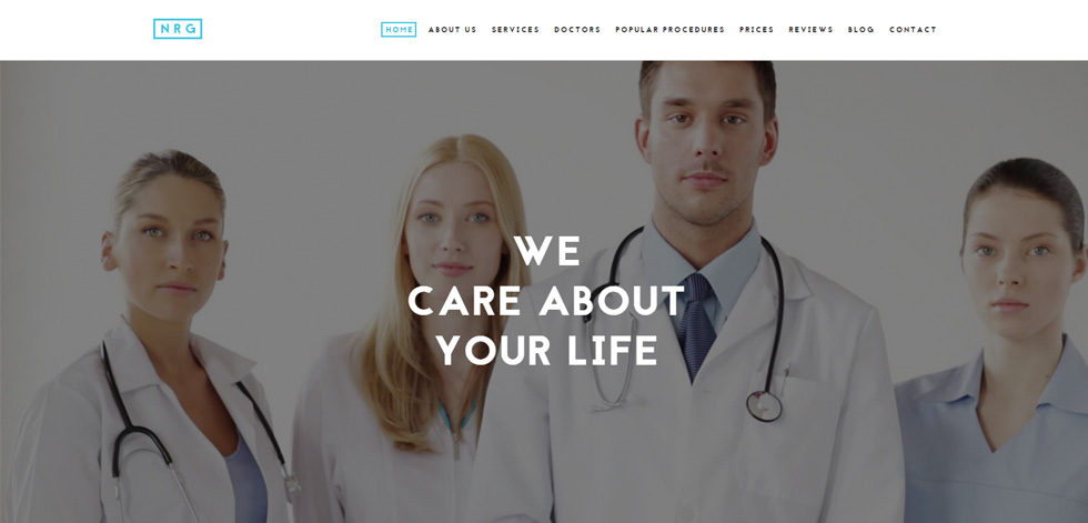 Welcome screen