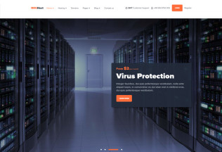 NRGhost – Premium Responsive Flat Hosting HTML5 Template