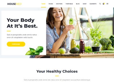 Best WordPress Nutrition Theme 2021