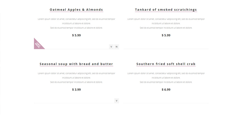 Food Menu