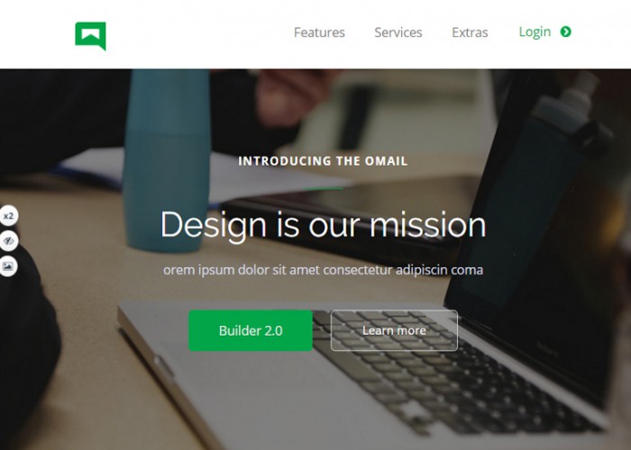 Omail – Premium Responsive Email Templates Set with Online Builder HTML5 Template