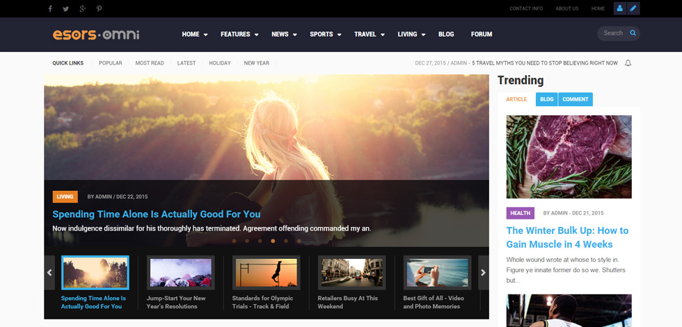 Home page
