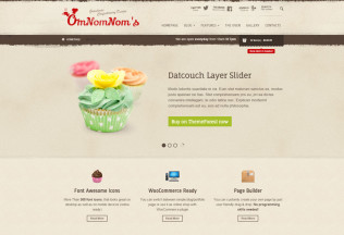 Omnomnom’s – Premium Responsive Bakery HTML5 Template