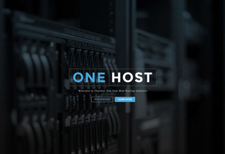 Onehost – Premium Responsive One Page WordPress Hosting Theme + WHMCS