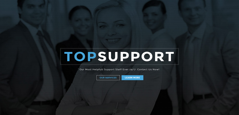 Welcome screen