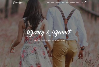 OneLove – Premium Responsive Elegant & Clean Wedding WordPress Theme