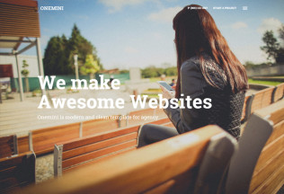 Onemini – Premium Responsive One Page HTML5 Template